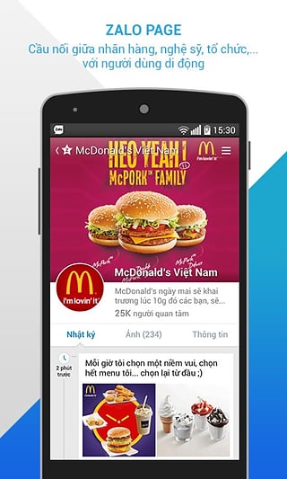 安卓Zalo 越南2021版app