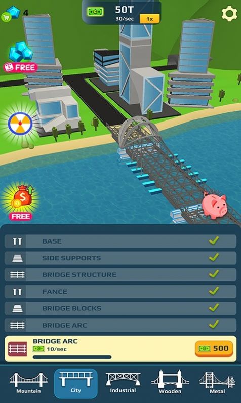 空闲桥设计游戏