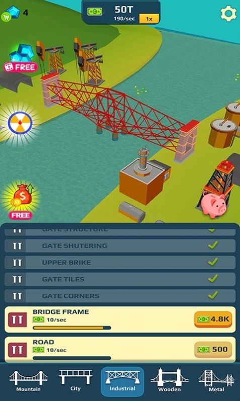 安卓空闲桥设计游戏app