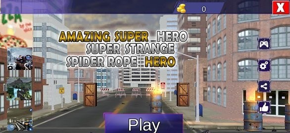 安卓惊人的蜘蛛英雄游戏app