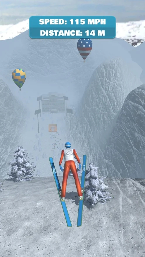 安卓滑雪坡道跳跃游戏app