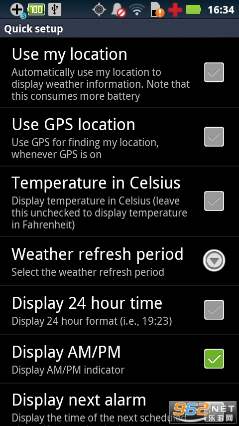 3d天气时钟小部件app