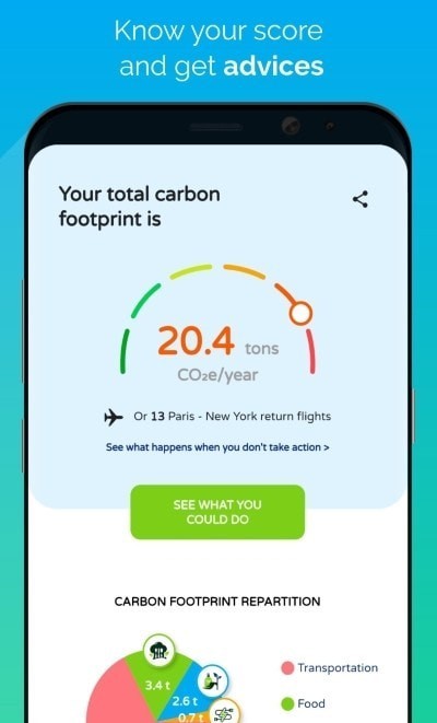 安卓warmd碳足迹计算app