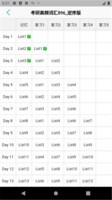 安卓list背单词软件app