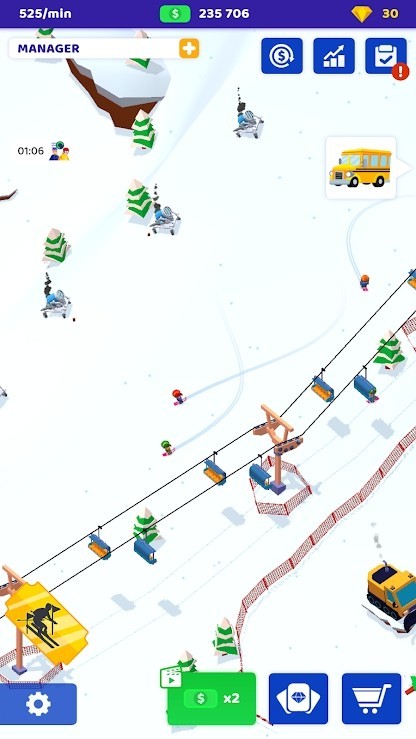 安卓空闲滑雪大亨游戏软件下载