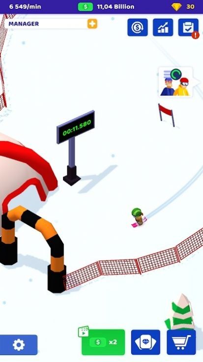 安卓空闲滑雪大亨游戏app