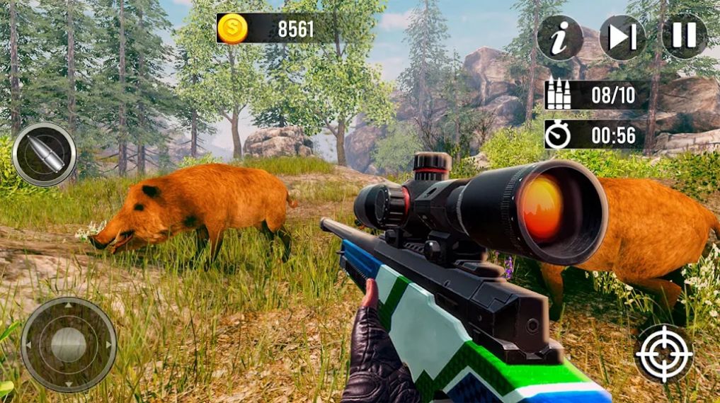 狙击手鹿射击猎人3d游戏