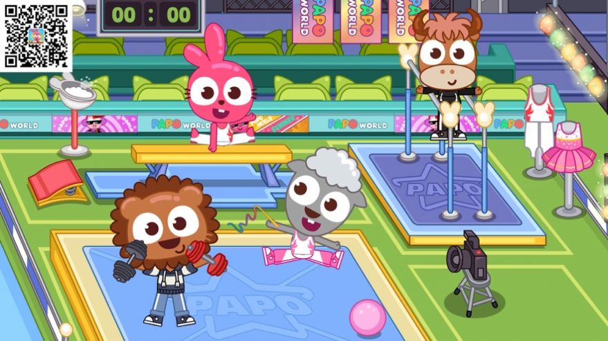 泡泡小镇运动会游戏