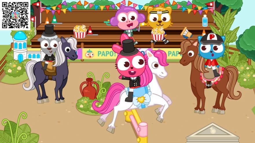 安卓泡泡小镇运动会游戏app