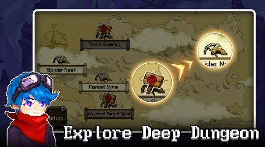 安卓矿山猎人像素rpg游戏app