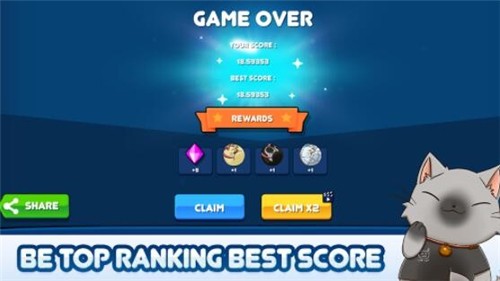 安卓旋转的喵酱app