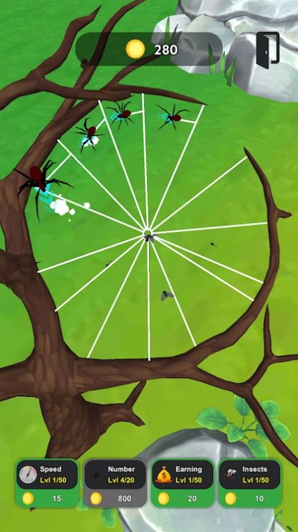 安卓闲置蜘蛛游戏安卓最新版(idle spiders) v0.2软件下载