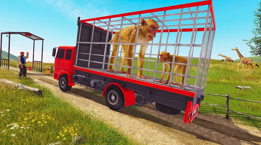 安卓偷渡运输卡车游戏安卓版(animal transport truck games) 1.1app