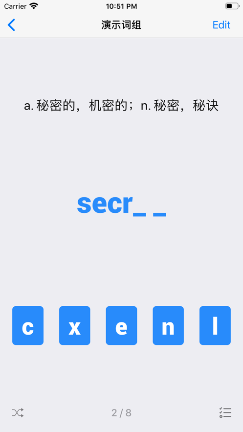 安卓list生词本appapp