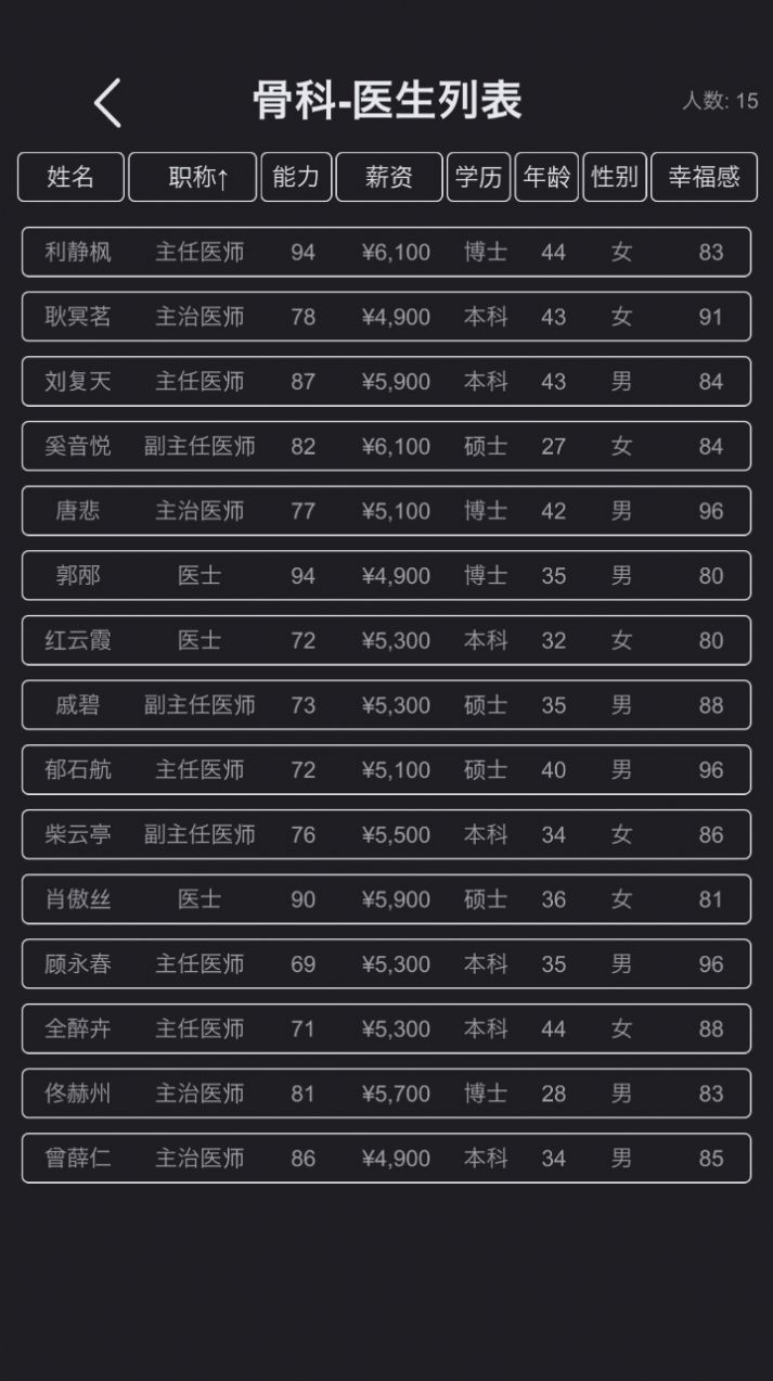 安卓模拟经营医院游戏正版官方 v1.0app