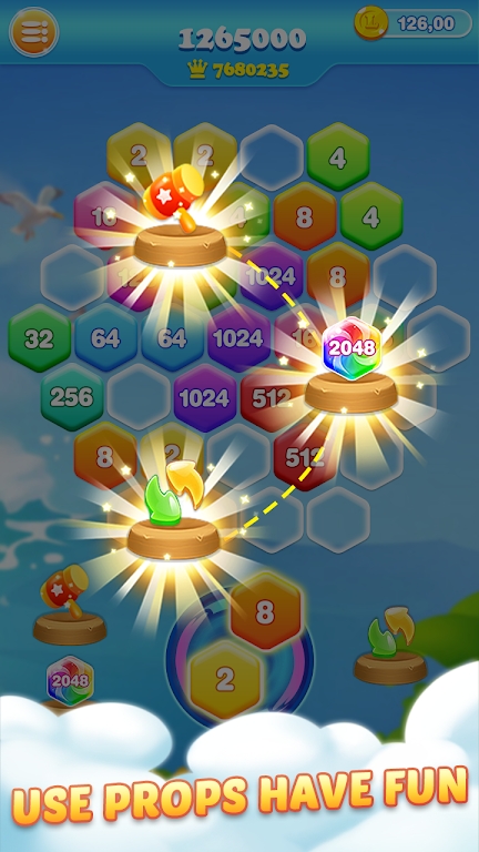 安卓2048六边形粉碎游戏安卓手机版 v1.0app