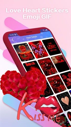 安卓love heart stickersapp