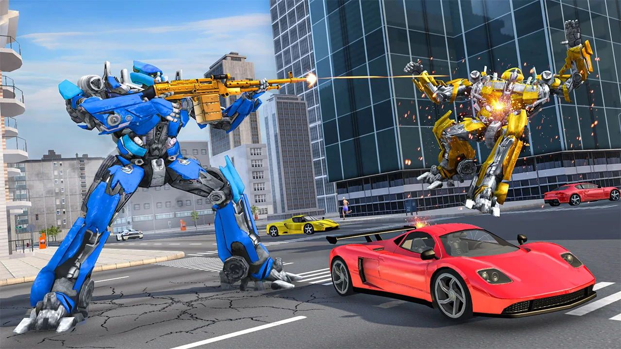 安卓机器人直升机汽车战争游戏安卓版 1.16软件下载