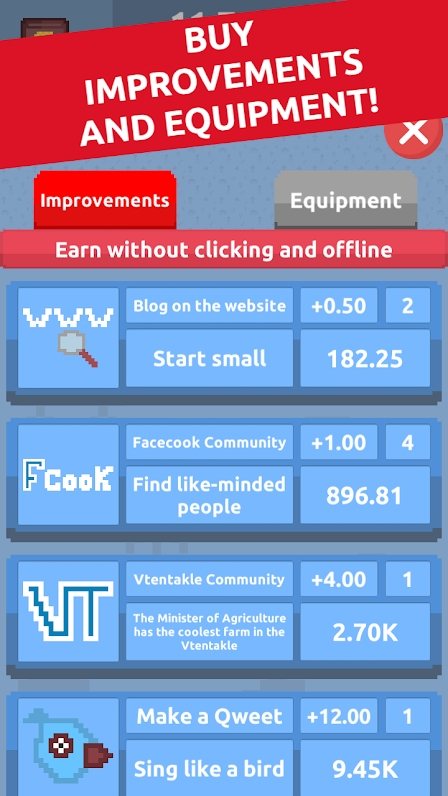 安卓闲置博客模拟器游戏安卓版 v1.0.1软件下载