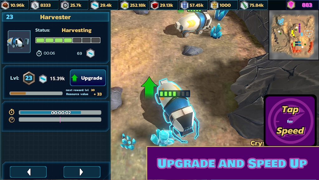 安卓空闲空间挖掘游戏安卓手机版（含数据包） v1.4.011app