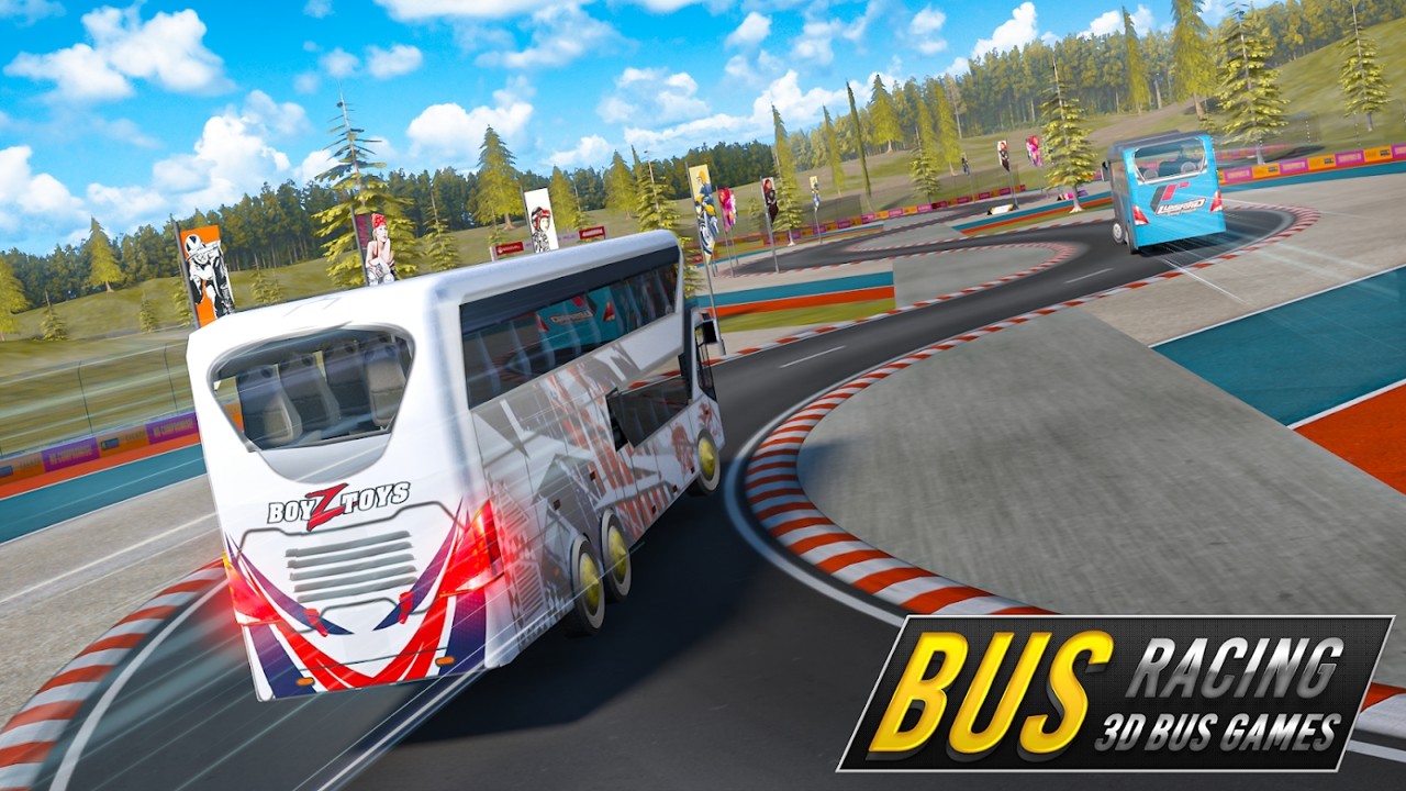 安卓bus racing 3d bus games软件下载