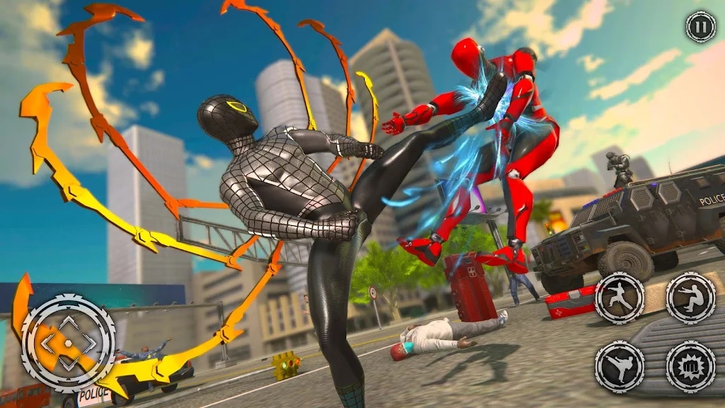 蜘蛛机器人绳索英雄营救app下载