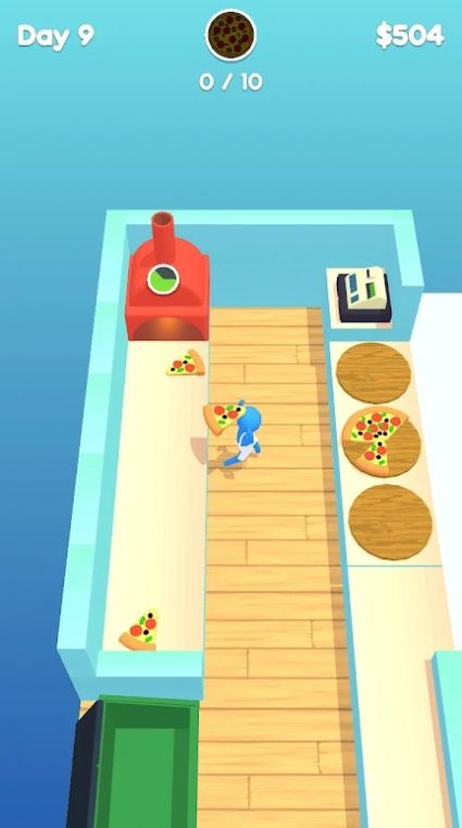 安卓比萨冲刺3d游戏最新版（pizza rush 3d） v0.9.6软件下载