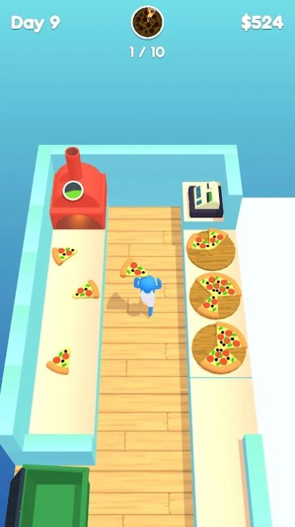 安卓比萨冲刺3d游戏最新版（pizza rush 3d） v0.9.6app
