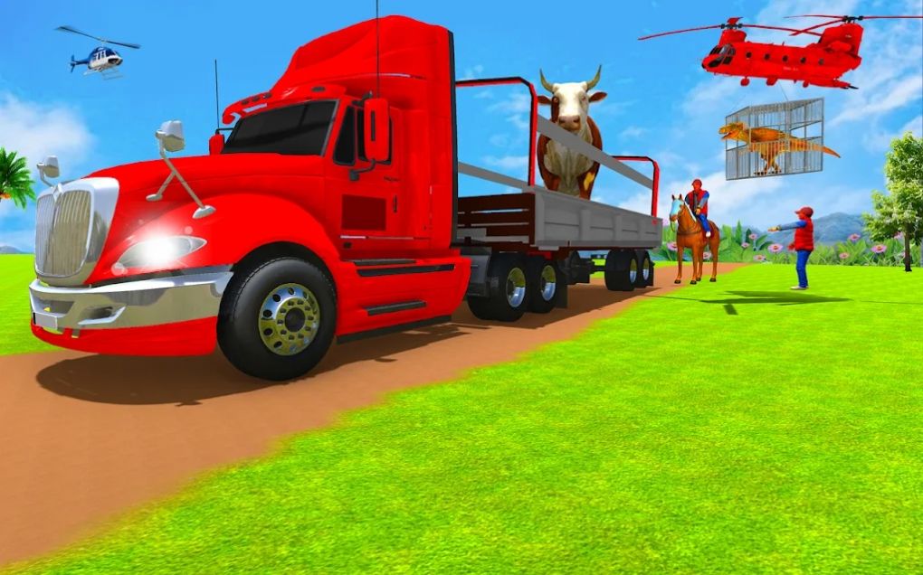 安卓野生动物货物运输车游戏官方版(wild animal cargo transporter) v0.1app