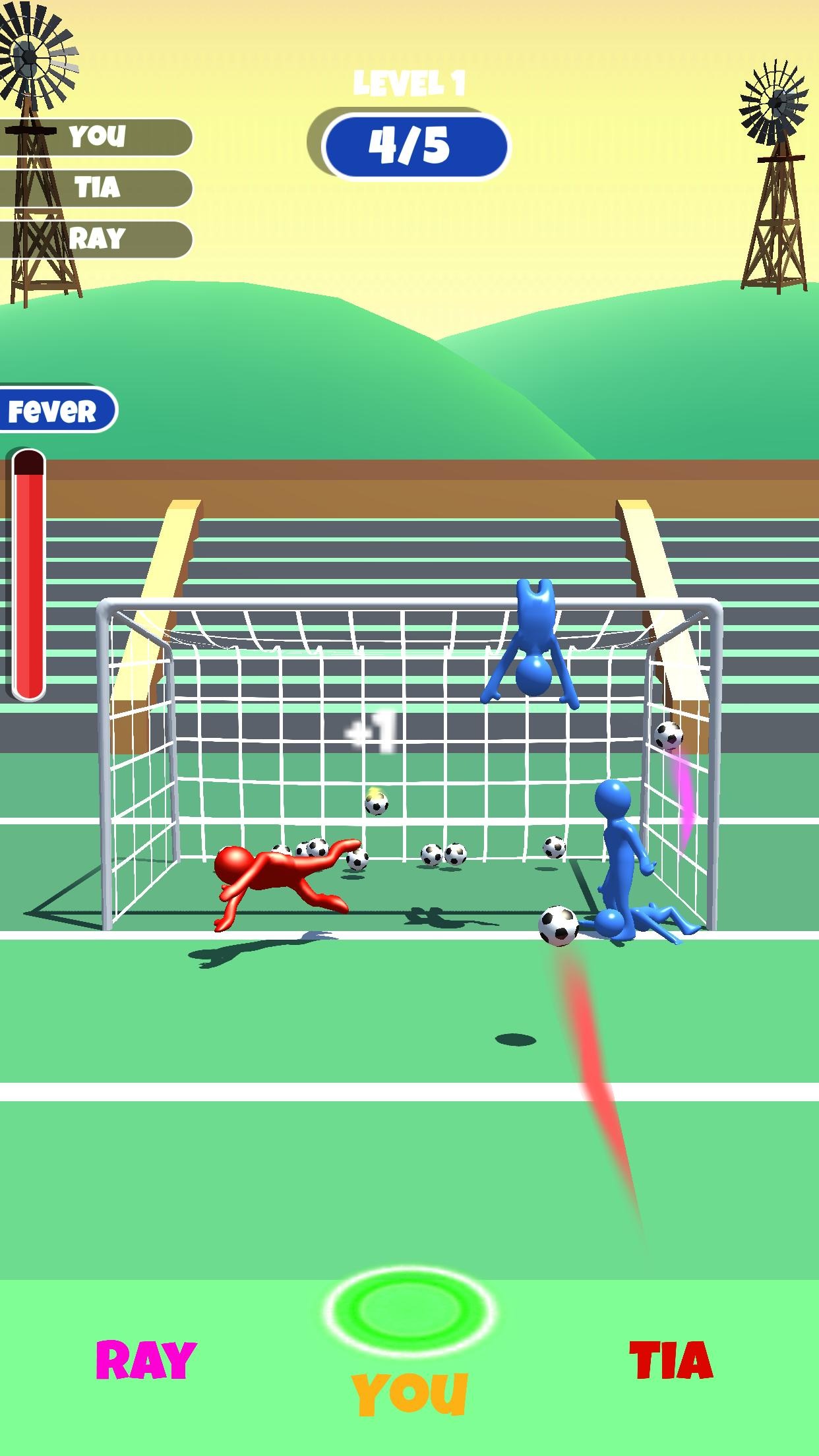 超级目标足球火柴人