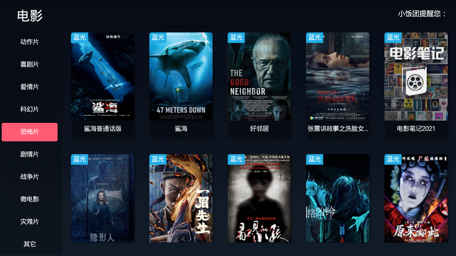 安卓饭团影院tv版app软件下载