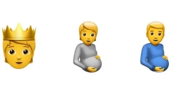iOS15.4新增怀孕男人表情符号引争议图片1