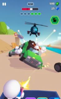 安卓狂暴之路汽车射击软件下载