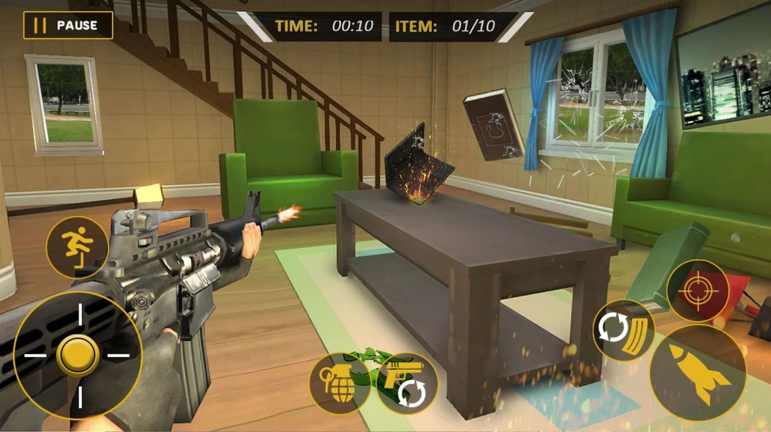 安卓射击房子游戏安卓版(destroy neighbor house) v1.1.10软件下载