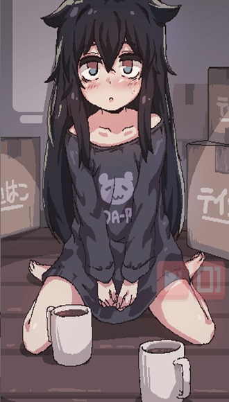 安卓在阴暗的房间中与孤独女孩的物语app