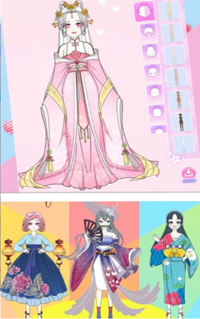 安卓时尚少女换装app