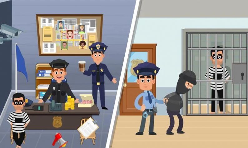 我的城镇警察局游戏官方中文版（pretend play my police officer: stop prison escape） v1.0.7