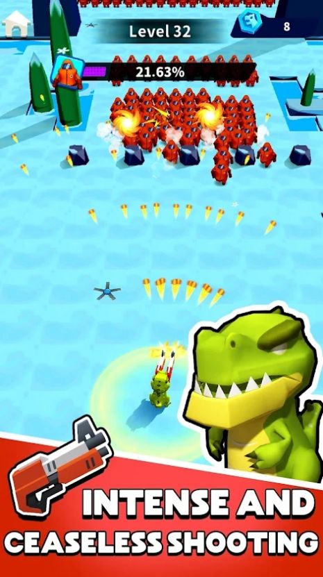 安卓恐龙冲刺群射游戏中文版 v1.101软件下载
