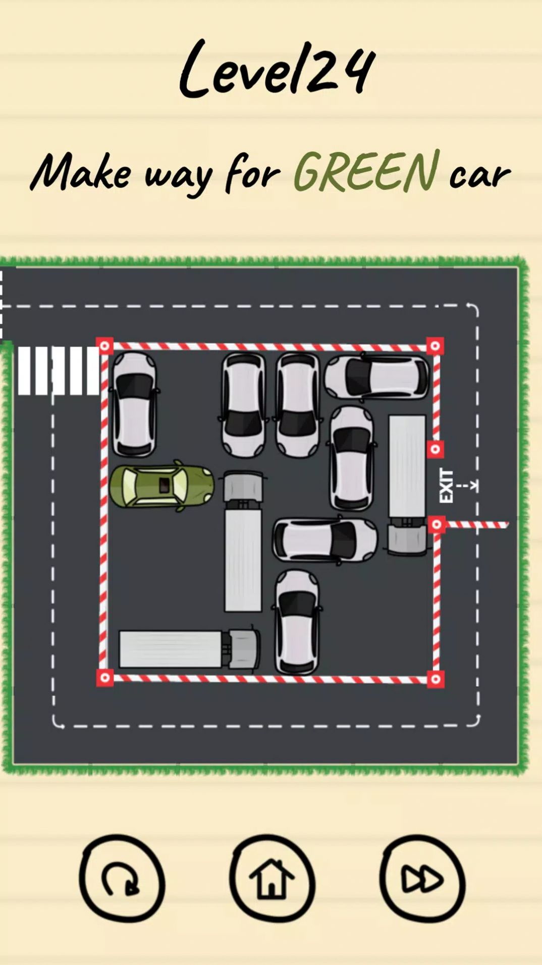 安卓把车挪出来游戏官方手机版（brainy car parking puzzle） v1.4软件下载