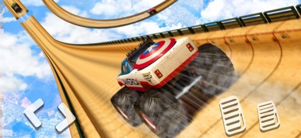 怪物大脚车特技monster truckstunt car game