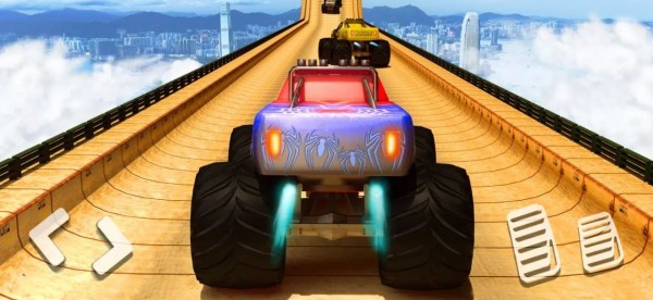 安卓怪物大脚车特技monster truckstunt car game软件下载