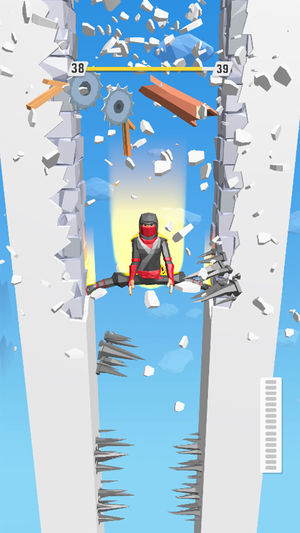 安卓踢碎墙壁跳到底app