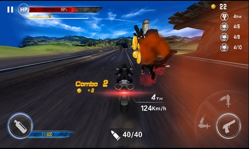 安卓暴力摩托3破解版无限钻石内购软件下载