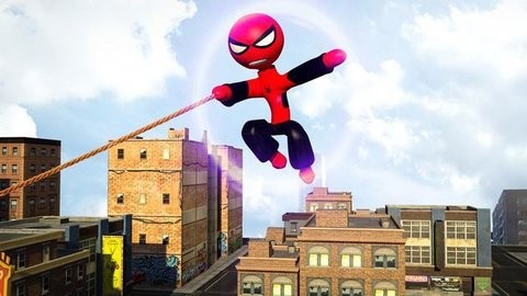 终极蜘蛛火柴人(ultimate spider-stickman rope hero fight)