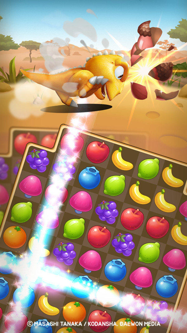 安卓小恐龙水果消除app