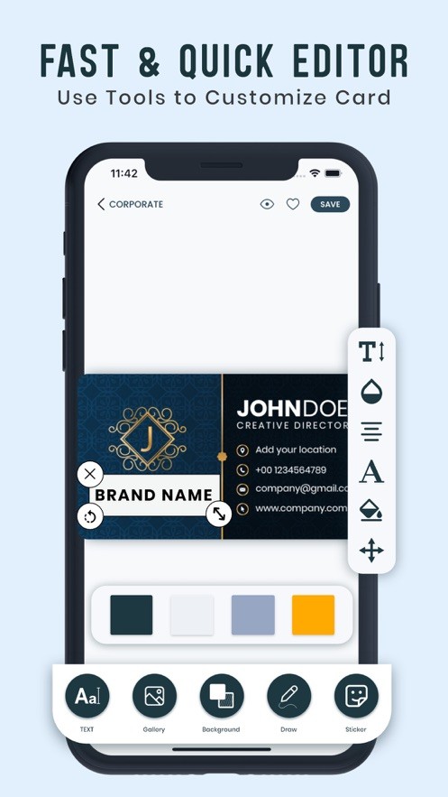 安卓名片制作者app