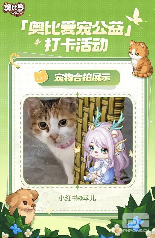 奥比爱宠公益进行中！宠物萌趣AR合影、创意填色作品分享展示